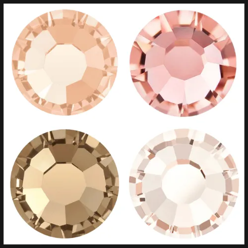 Preciosa® Hotfix Krystall Startpakke - Sjampagne mix (2880 stk)